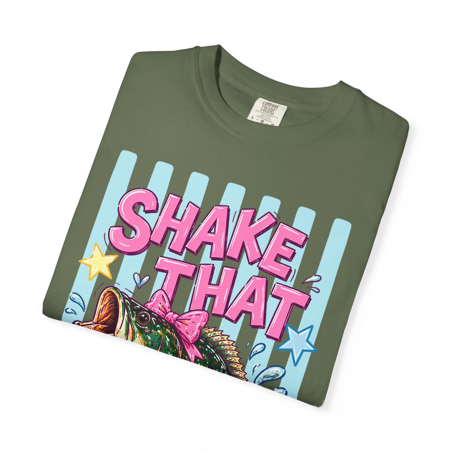 T-Shirt — 'Shake That' Bass Fish Graphic Tee