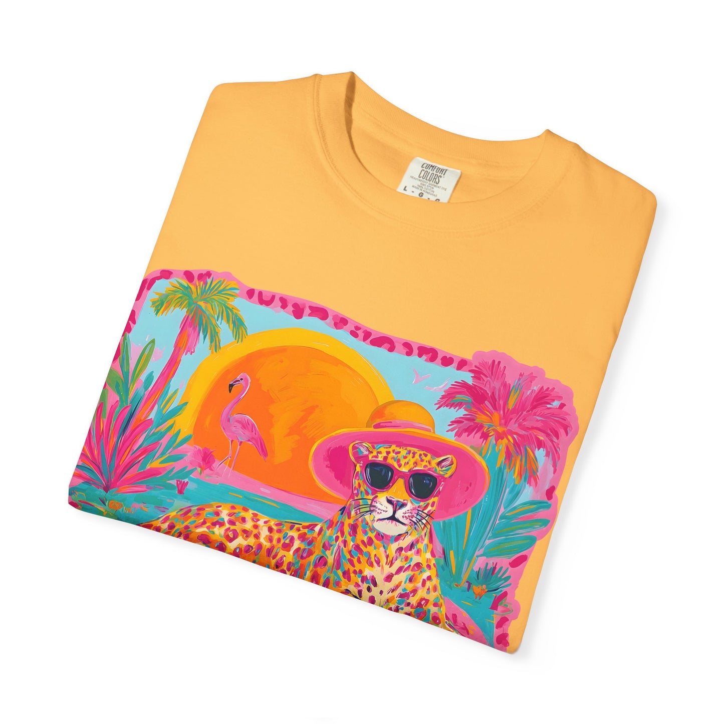 White Graphic T-Shirt — Bold Repeated Text Design