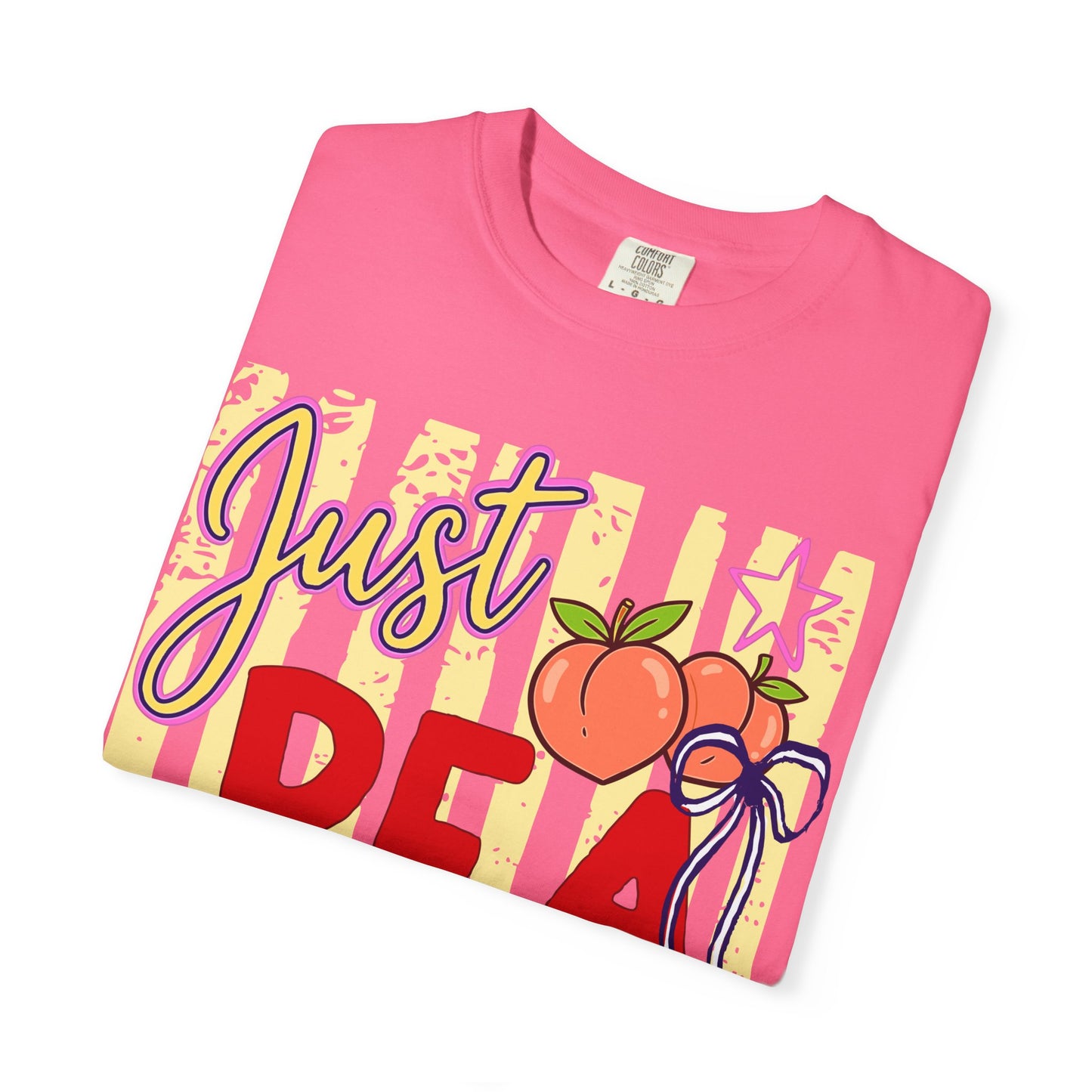 Just Peachy T-Shirt — Cute Retro Peach Graphic Tee