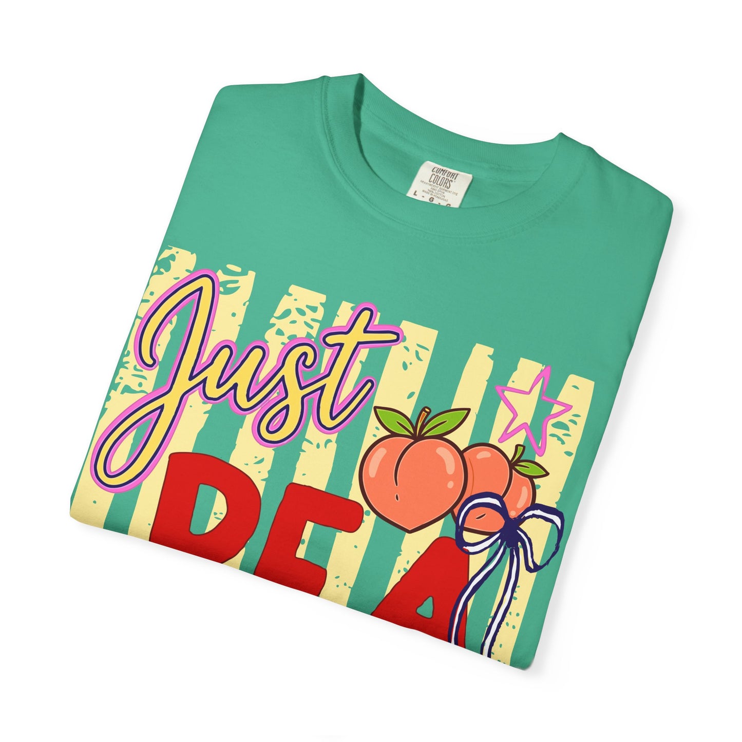 Just Peachy T-Shirt — Cute Retro Peach Graphic Tee