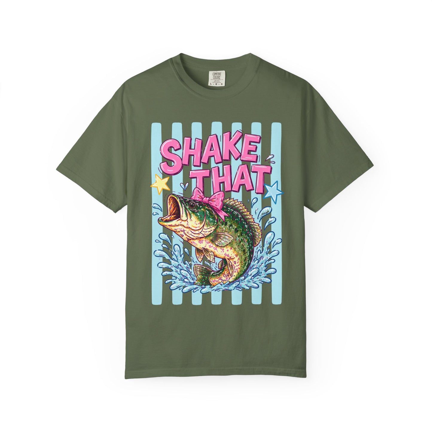 T-Shirt — 'Shake That' Bass Fish Graphic Tee